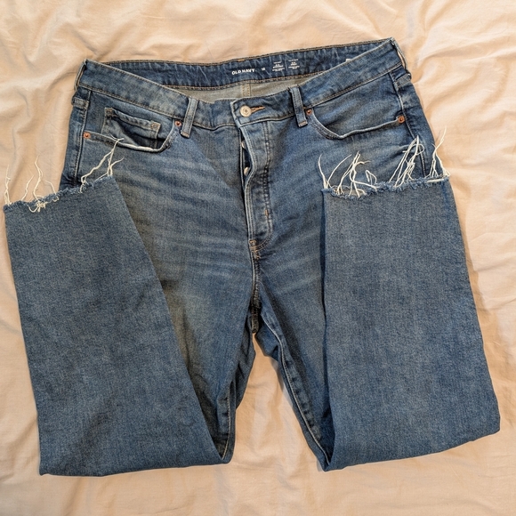 Women's Old navy OG High rise straight Jeans Size 16 - Picture 1 of 4